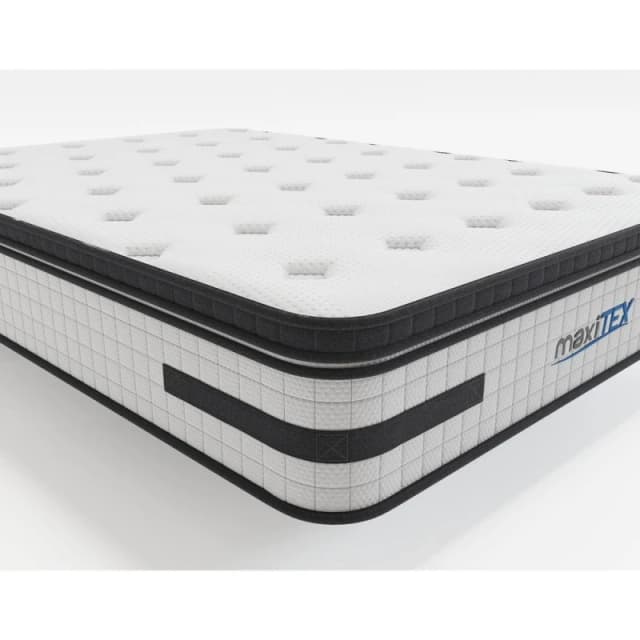 Maxitex Hybrid 3000 Pocket Sprung Memory Mattress in White Size: Double White Unisex Double