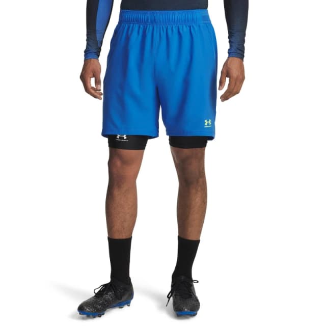 Under Armour Challenger Pro Shorts Mens Blue/Yellow male L