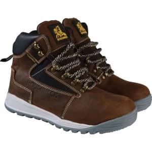 Roughneck Mens Sabre Safety Boots Brown Size 10
