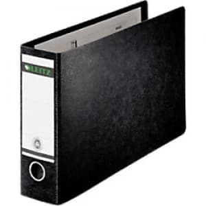 Leitz 180° Lever Arch File 77mm Hardboard A3 Landscape Black
