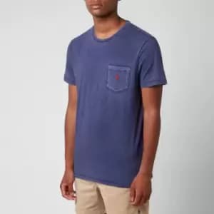Polo Ralph Lauren Mens Custom Slim Fit Jersey Pocket T-Shirt - Cruise Navy - S