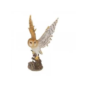 Forest Flight Owl Statue