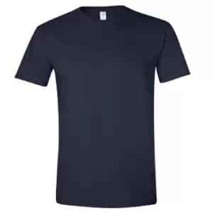 Gildan Mens Short Sleeve Soft-Style T-Shirt (L) (Navy)