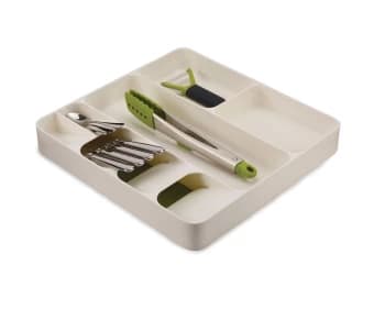 Joseph Joseph DrawerStore Cutlery, Utensil & Gadget Organiser, White