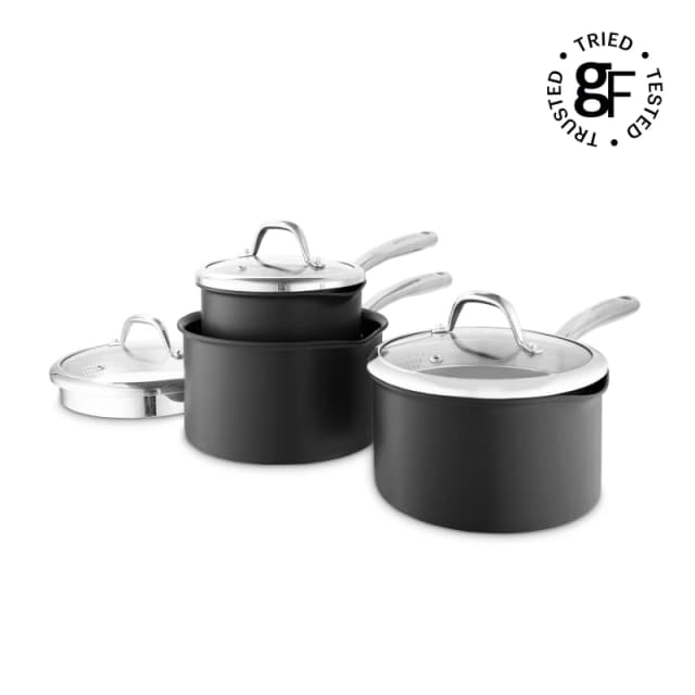 Good Food 3 Piece Saucepan Set