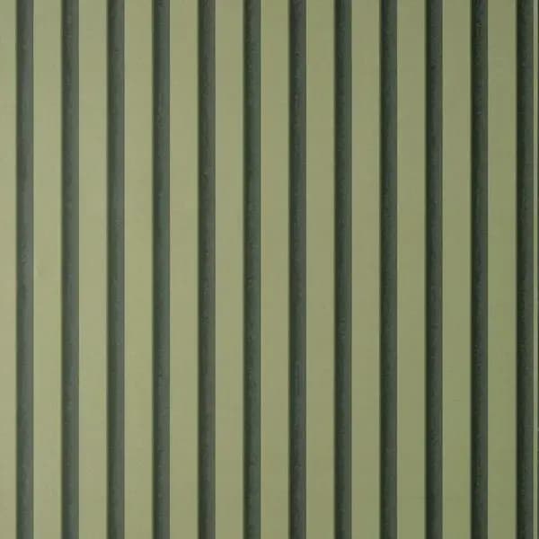 FINE DECOR Fine Decor - Acoustic Wood Panels Sage Green Wallpaper Modern Stylish Feature Wall WL-FD43289