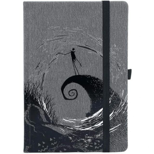 Nightmare Before Christmas Moonlight Madness A5 Notebook Grey