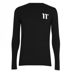 11 Degrees Sleeve Tee - Black