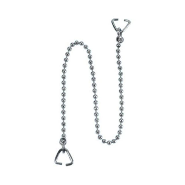 McAlpine Ch4-18 18" Bath Chain + 2Xtriangles - Stylish Upgrade For Modern Bathrooms