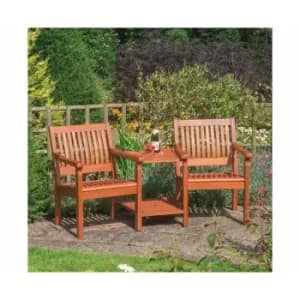 Rowlinson Willington Garden Companion Seat, Brown