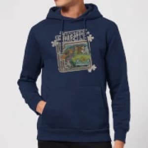 Scooby Doo Mystery Machine Psychedelic Hoodie - Navy - L