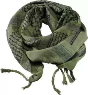 Brandit Shemag Multifunctional Headwear, black-green, black-green, Size One Size