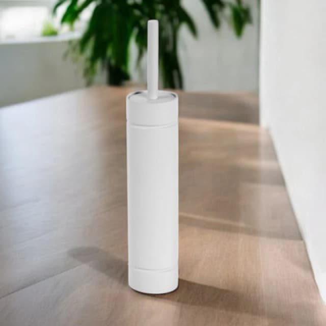 Showerdrape Draco White Slimline Toilet Brush & Holder, White DRACBHW