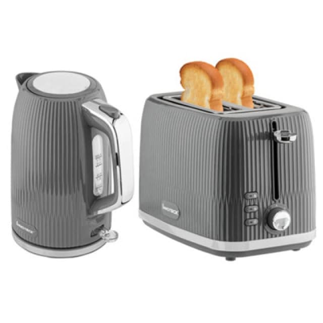 Innoteck Breakfast Set - Kettle & Toaster In Grey