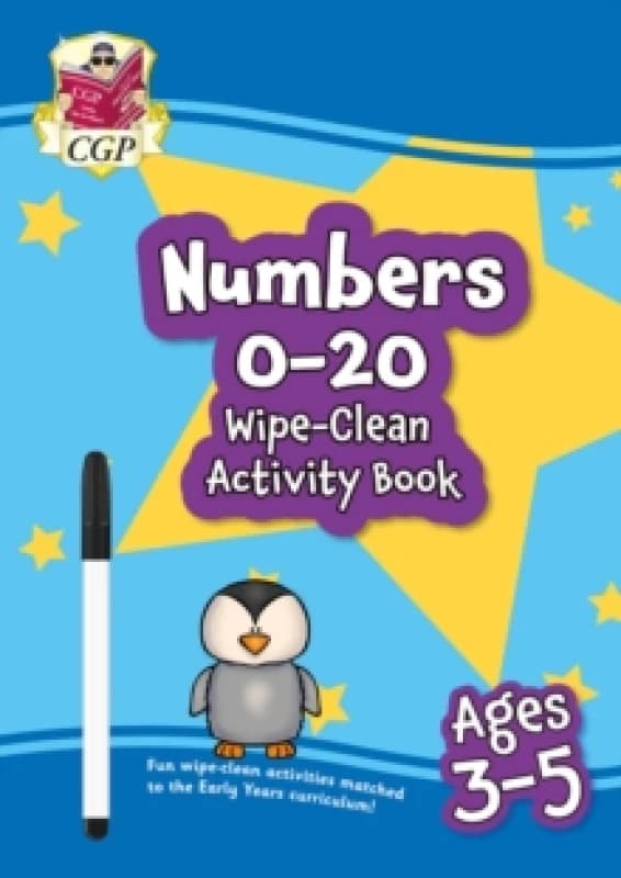 Numbers 0-20 Wipe-Clean Activity Book for Ages 3-5 (with pen) Multiple-component retail product, part(s) enclose