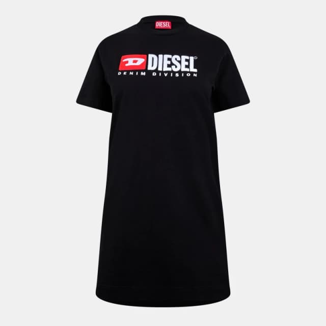 Diesel Womens Urban Relaxed Fit T-Shirt Dress Black female 8