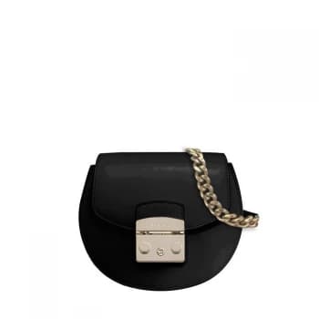 Furla Metropolis Mini Crossbody Round Bag - Nero
