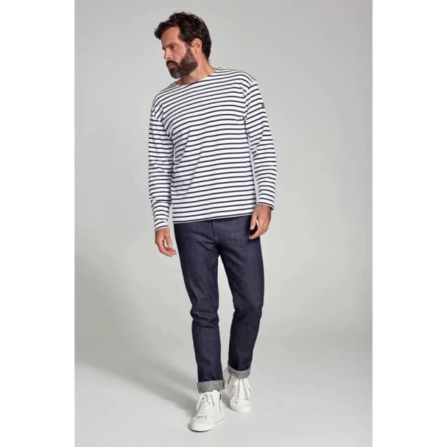 Armor-Lux T-Shirt mariniere Armor-Lux loctudy Blanc Male 4XL