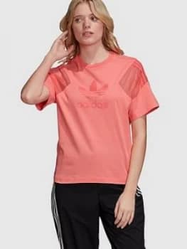 Adidas Originals Bellista Short Sleeve T-Shirt - Pink