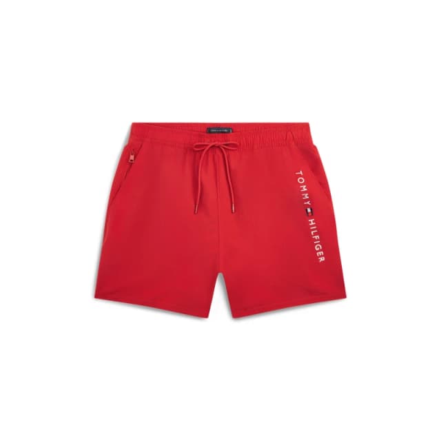 Tommy Hilfiger Original Logo Mid Swim Shorts Medium Red male S