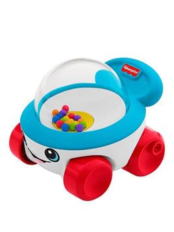 Fisher-Price Corn Popper Vehicle Push-Along Toy with Sounds for Baby & Toddler