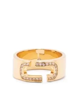 Marc Jacobs WOMEN The J Marc Pave Ring Gold/Crystal