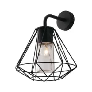 Fan Europe MANDALA Outdoor Wall Light Black, IP44 36x29.5cm