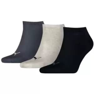 Puma - Sneaker Invisible Socks (3 Pairs) - 2.5-5 - Navy Mix - Navy Mix
