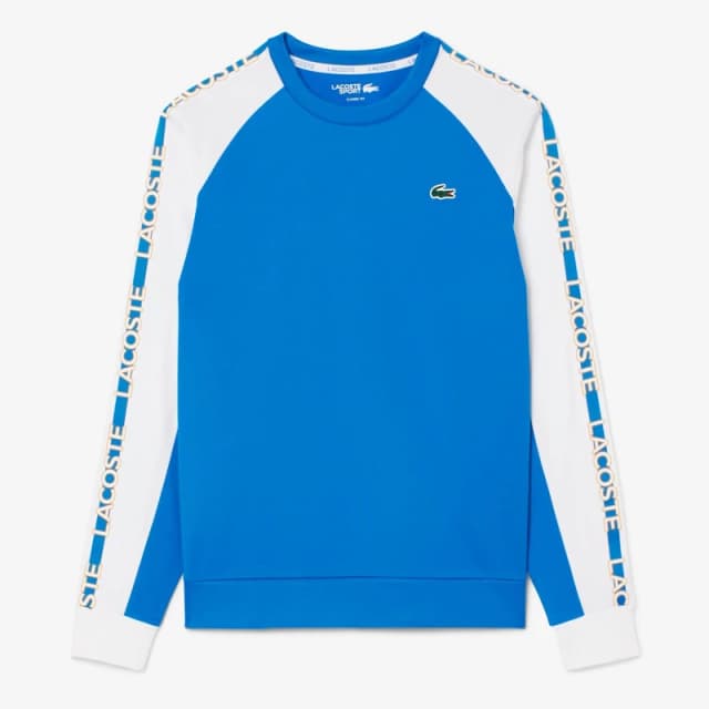 Lacoste Tennis Colour Block Stripe Sweatshirt Blue-White male XS