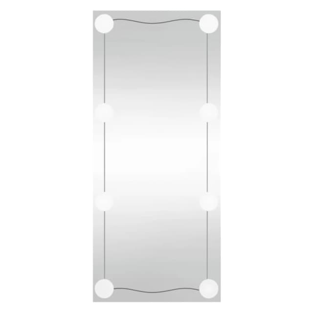 VIDAXL Wall Mirror with LED Lights 30x80cm Glass Rectangle vidaXL 8720845920098