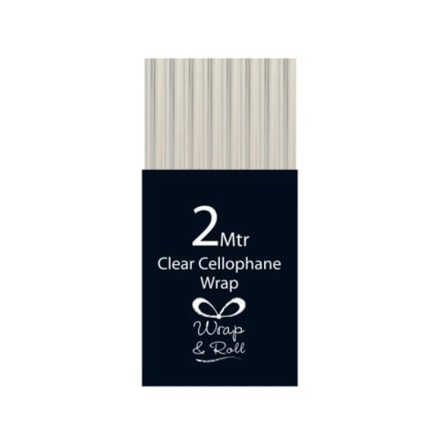 Eurowrap Cellophane Wrap Roll 2m Clear 30933-GWCC-S