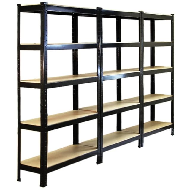 MONSTER RACKING Monster Shop - Racking Storage Shelving 75cm Heavy Duty Garage 5 Tier Black & 5060225638827