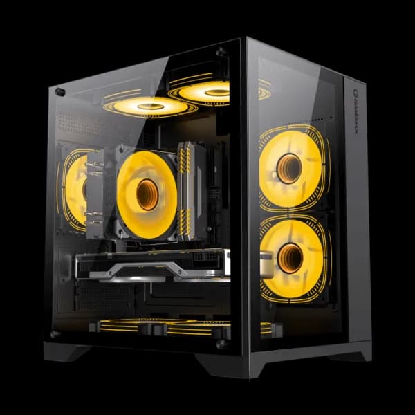 GameMax Infinity Mini Mini Tower Gaming Case - Black