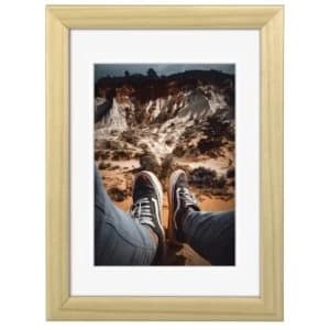 Hama 7 x 10cm Bella Wooden Photo Frame, Natural