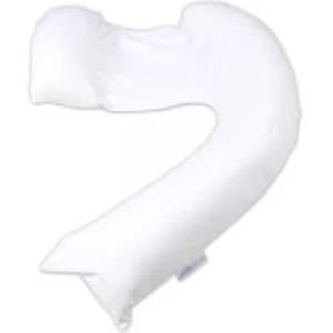Dreamgenii Pregnancy Support and Feeding Pillow - White