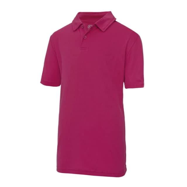 Just Cool Sports Polo Plain Shirt Pack of 2 in Pink Size: 5-6 Years Pink Unisex 5-6 Years
