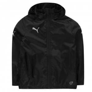 Puma Essentials Core Rain Jacket Junior Boys - Black