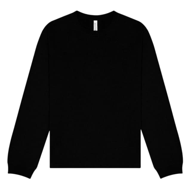 Bella + Canvas Mens Heavy Long-Sleeved T-Shirt XS in Black Male XS