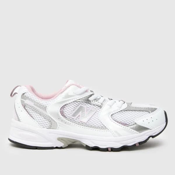 New Balance white 530 Girls Junior trainers White UK 13 (EU 32)