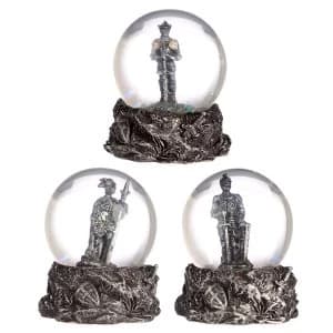 Collectable Knight Snow Globe (1 Random Supplied)
