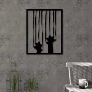 Strach Black Decorative Metal Wall Accessory