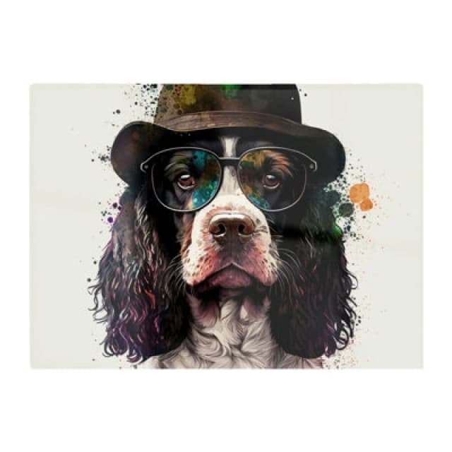 Warren Reed Designer Springer Spaniel Dog Chopping Board