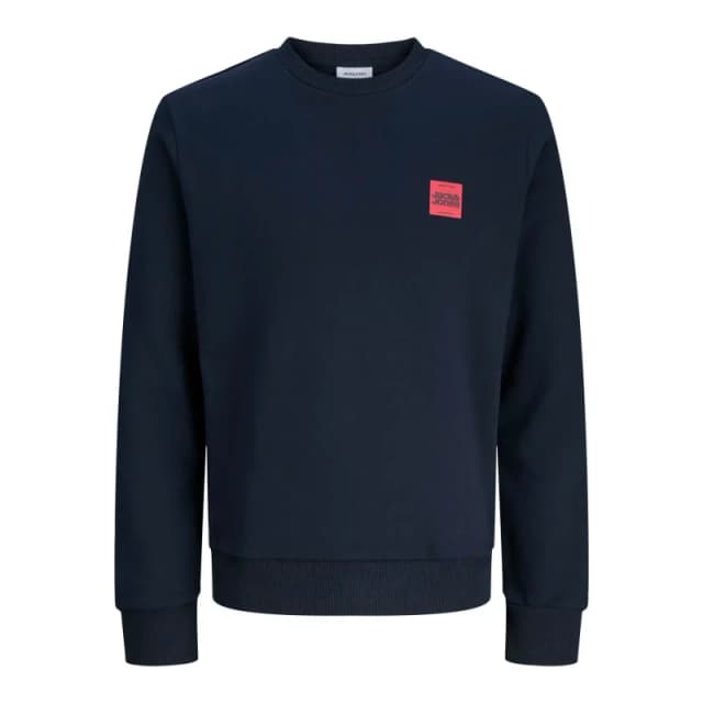 jack & jones Small Logo Sweatshirt with Crew Neck Navy Blue Men M;XL;XXL