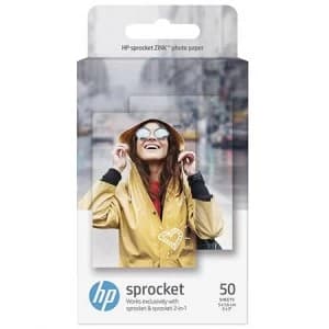 HP SPROCKET ZINK Sticky backed 2x3 Photo Paper 50 Sheet Pack 3 for 2 Offer