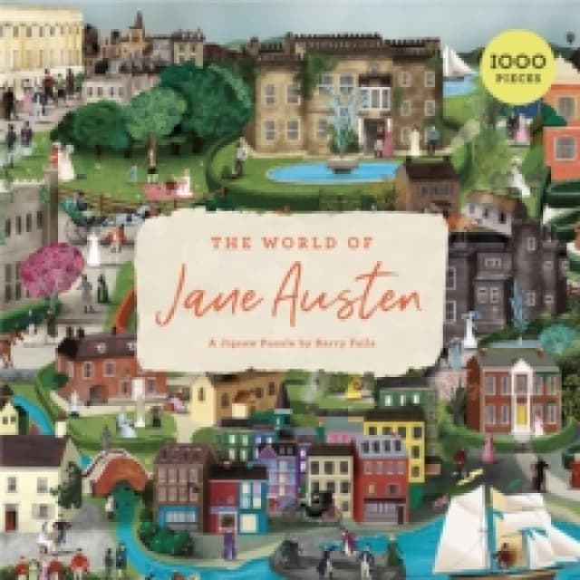 The World of Jane Austen : A Jigsaw Puzzle with 60 Characters and Great Houses to Find Jigsaw