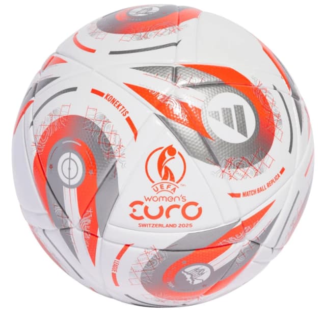 adidas Euros 2025 League Ball Adults Footballs Size 5 White 82105827050