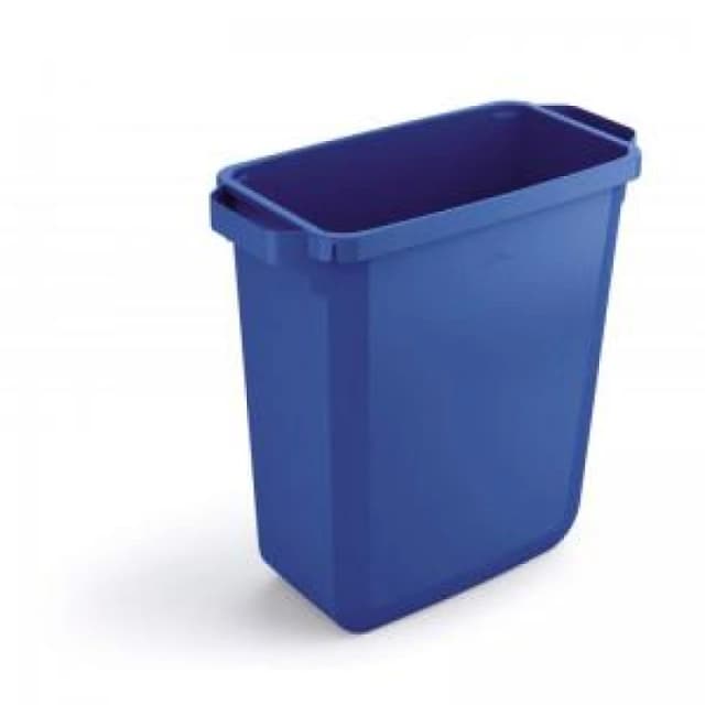 Durable DURABIN 60L Rectangular - Food Safe Waste Recycling Bin - Blue DRBE1800496040