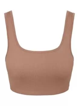 VERO MODA Relaxed Sleeveless Top Women Brown