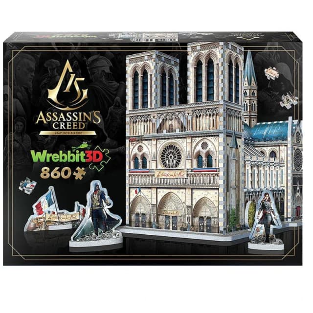 Assassins Creed Assassins Creed Unity: Notre-Dame (860 pieces) - Black One Size