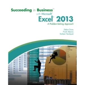 Succeeding in Business with Microsoft (R) Excel (R) 2013 : A Problem-Solving Approach